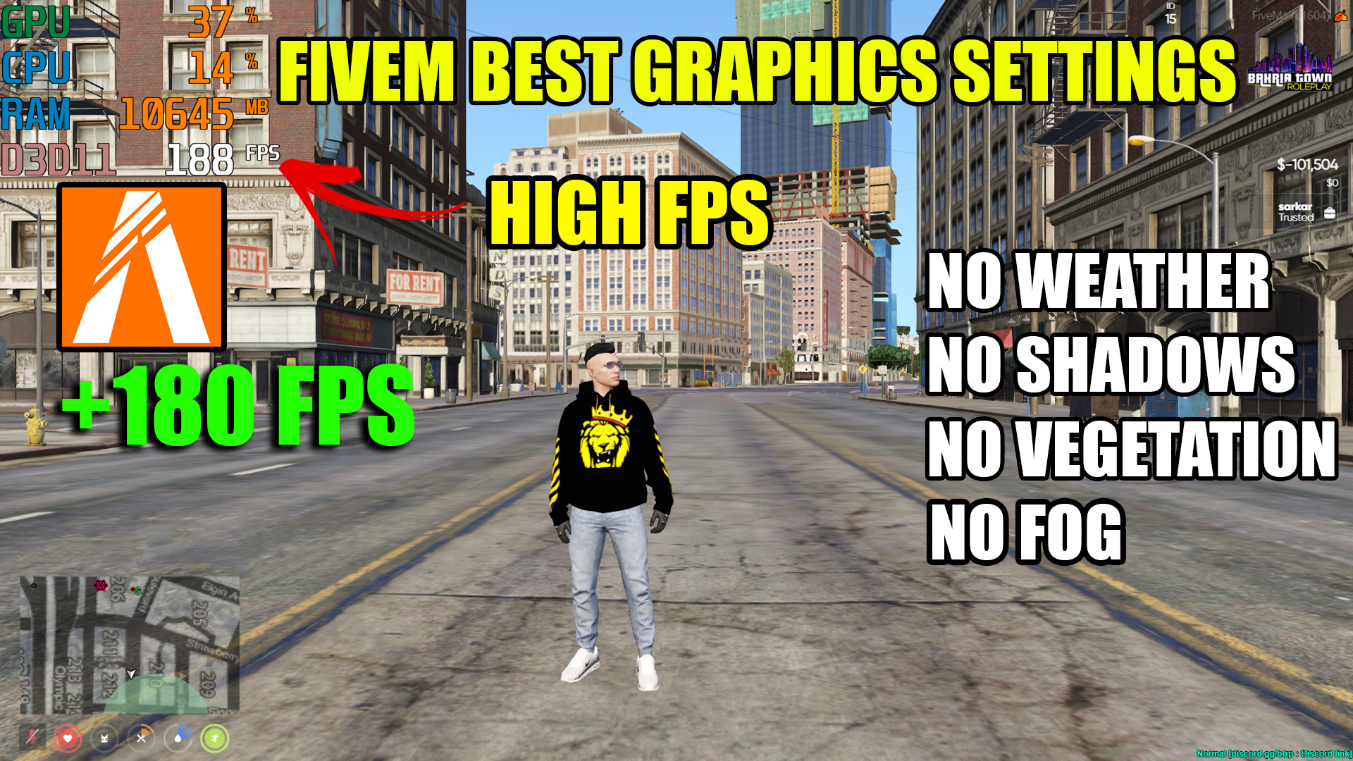 How To Boost FPS & Fix FPS Drops in FiveM (GTA V) ? FiveM Lag Fix Guide | UPDATED 2024