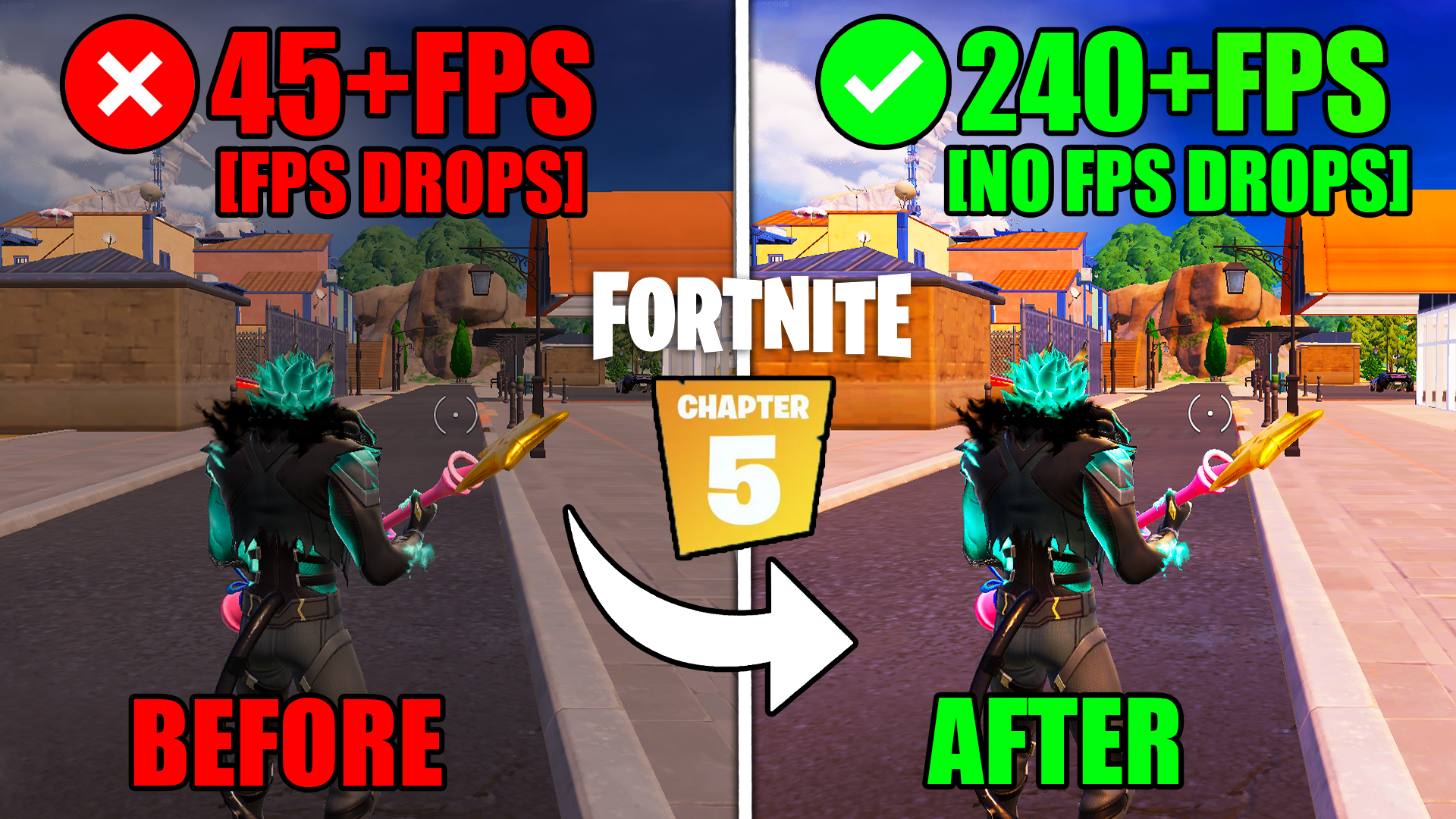 HOW TO FIX FPS DROPS & LAGS IN FORTNITE CHAPTER 5!