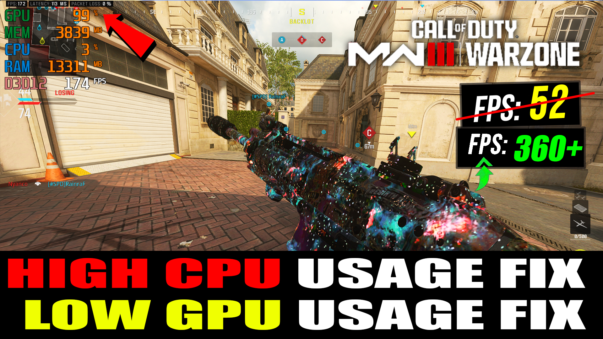 How To FIX High CPU Usage and Low GPU Usage in Call of Duty Warzone & Modern Warfare 3 (Season 4)