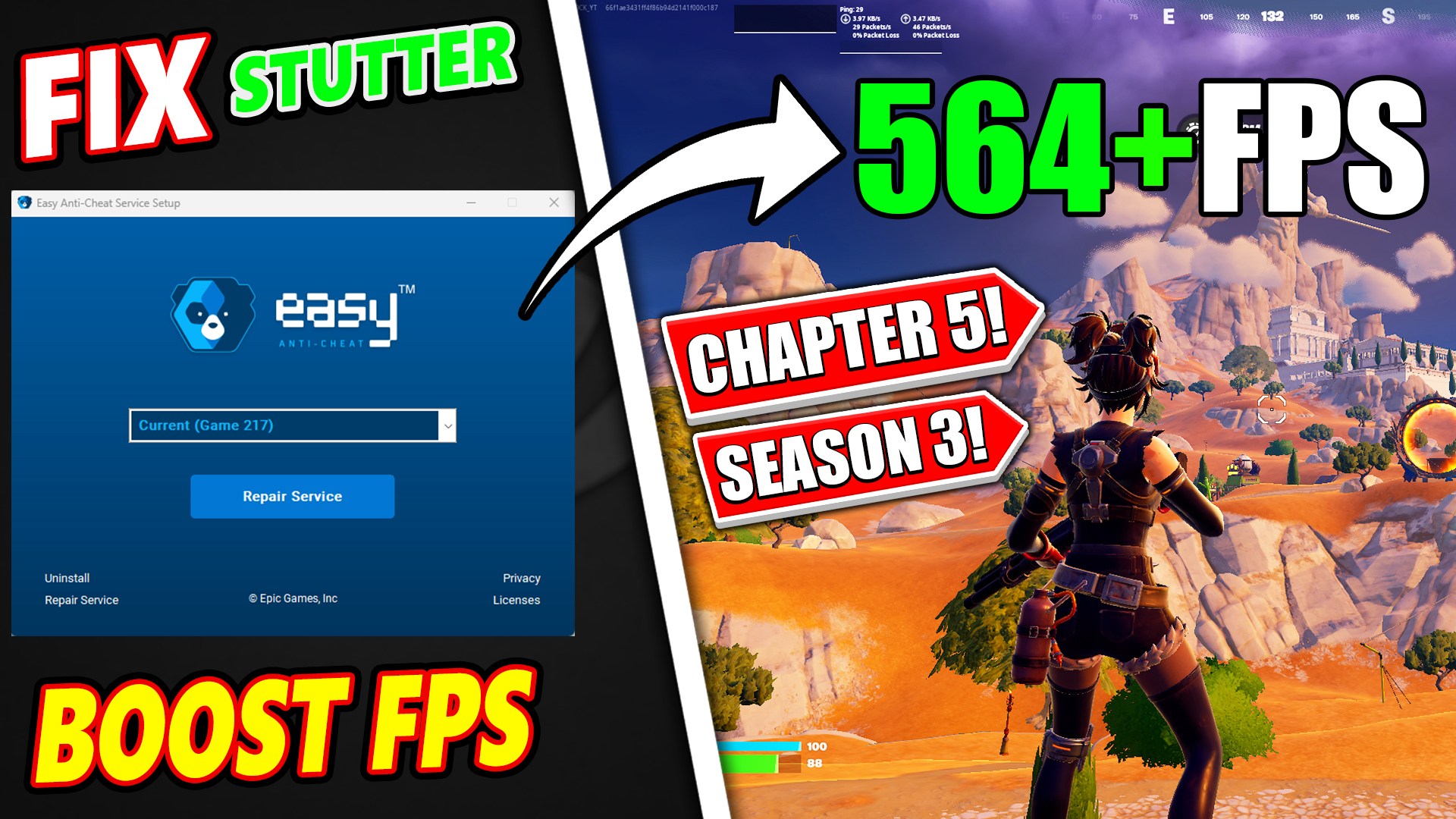 How To Fix Stutter & Boost FPS in Fortnite Chapter 5 Season 3! ?? (FPS BOOST Fortnite Chapter 5)