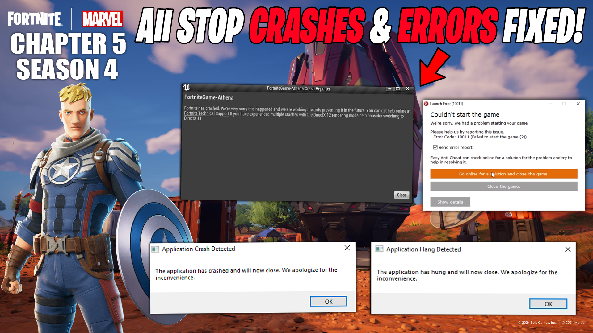 How To Fix CRASHES & FREEZING in Fortnite Chapter 5 Season 4! | Fortntie Crash Reporter Directx 12