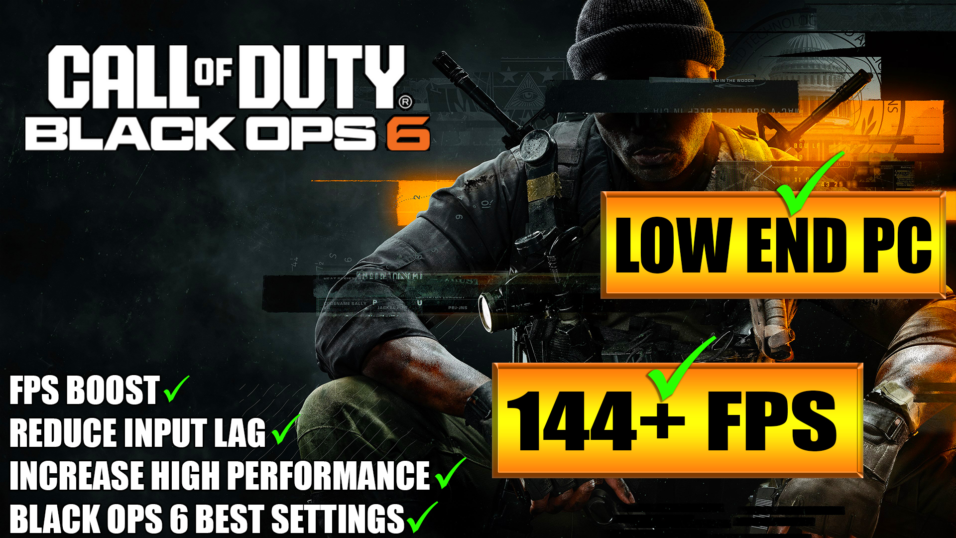 COD BLACK OPS 6: Dramatically increase performance / FPS with any setup! BO6 Best settings