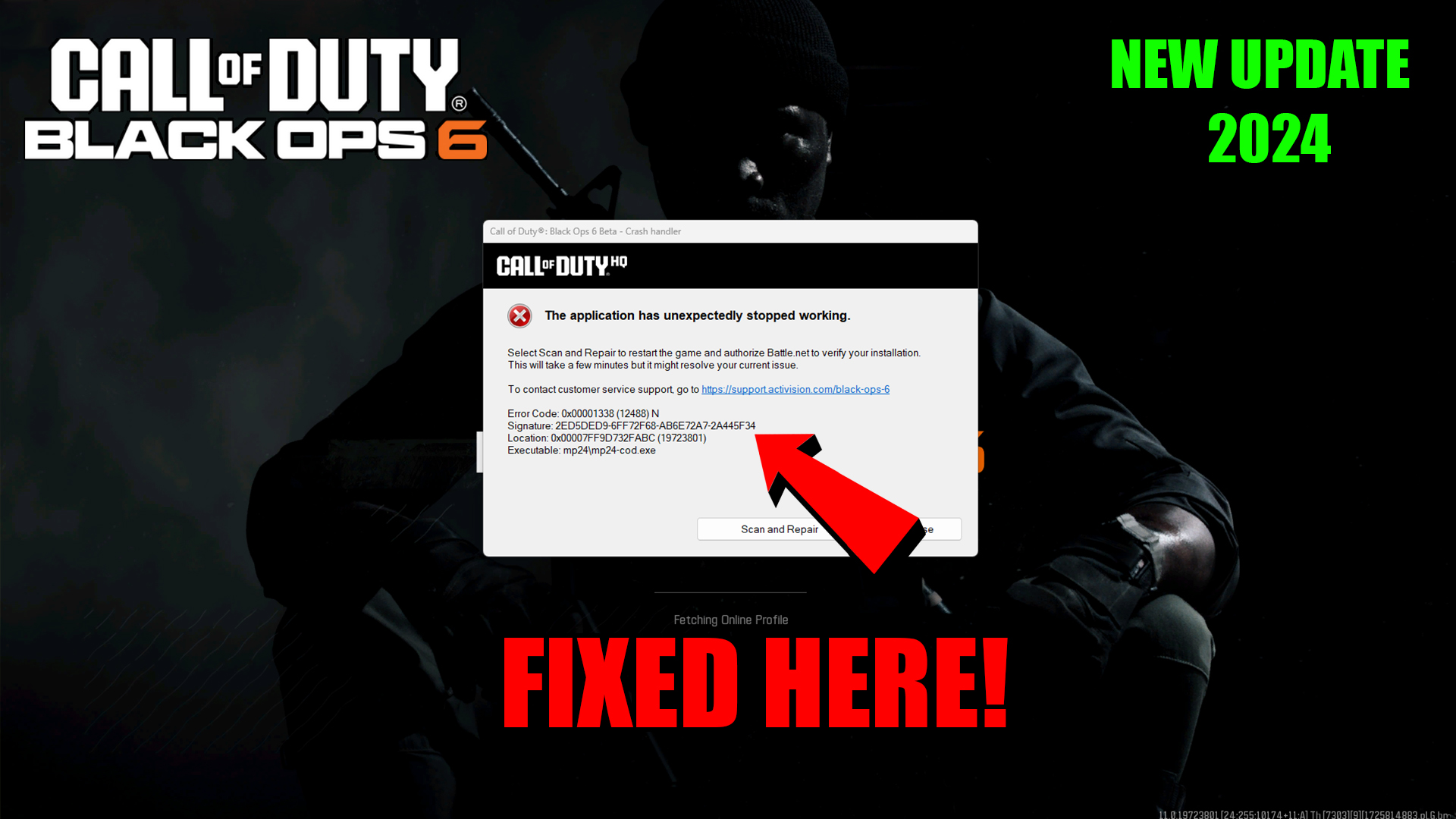 Call of Duty Black Ops 6 How To Fix the application has unexpectedly stopped working