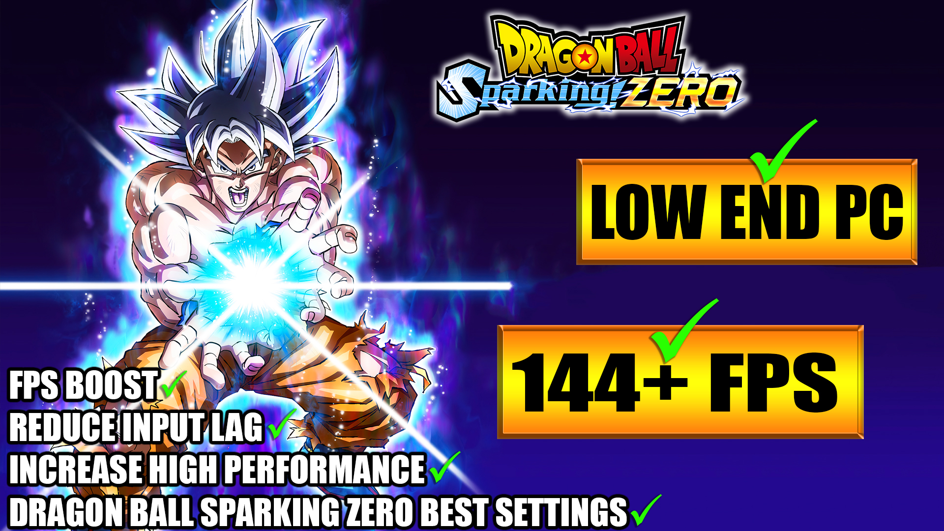 LAG FIX : DRAGON BALL Sparking ZERO on Low end pc | DRAGON BALL Sparking ZERO FPS Boost Guide 2024