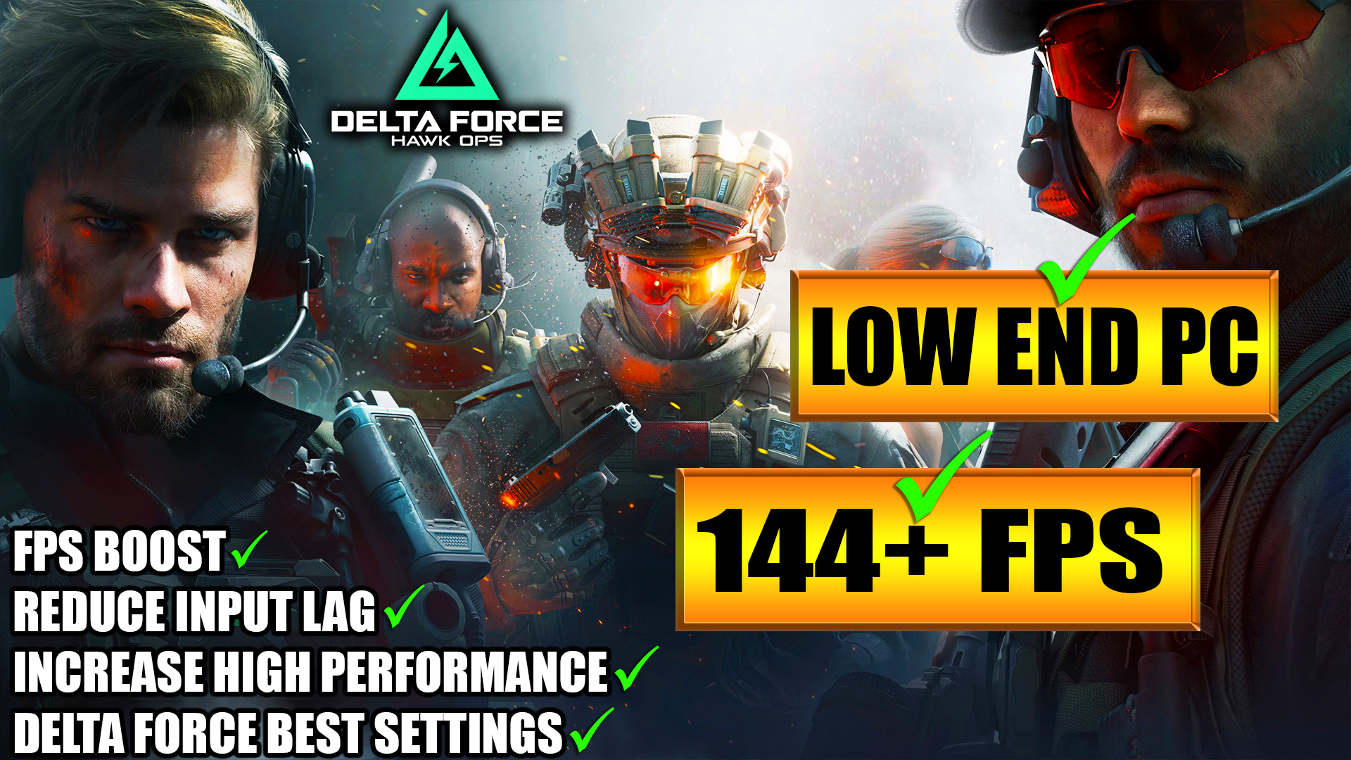 LAG FIX : Delta Force Hawk Ops on Low end pc | Delta Force Hawk Ops FPS Boost Guide 2024