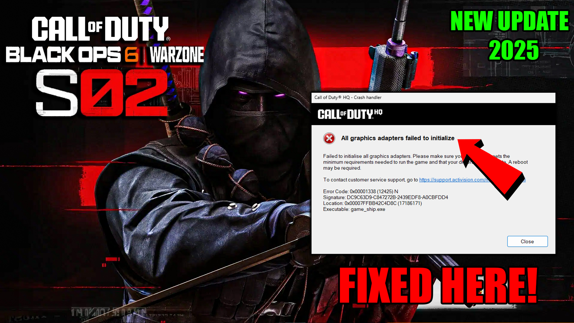 COD Warzone & Black Ops 6 Season 2 How To Fix All graphics adapters failed to initialize