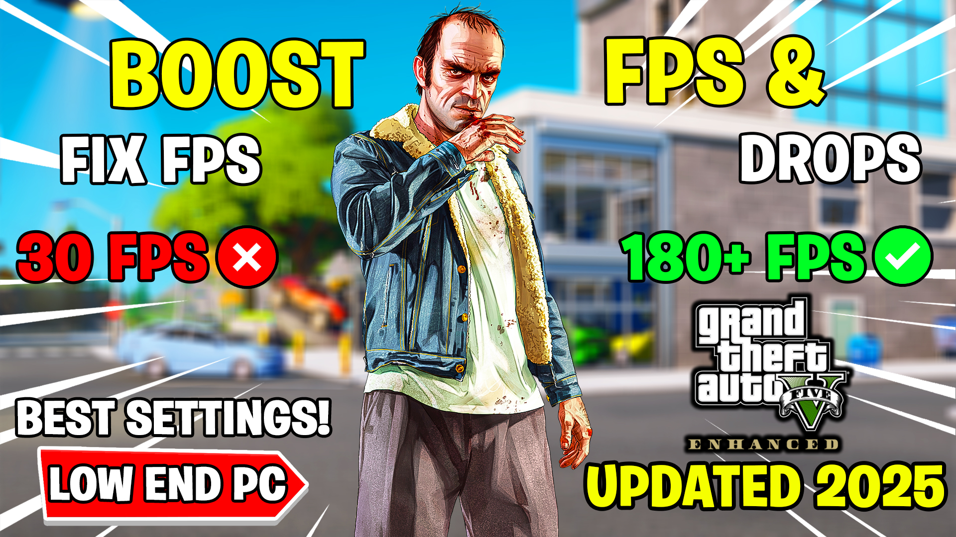 GTA 5 Enhanced Edition FPS Booster MOD Pack | How To Increase FPS In GTA 5 Enhanced Edition Low-End PC | 2025 (English)