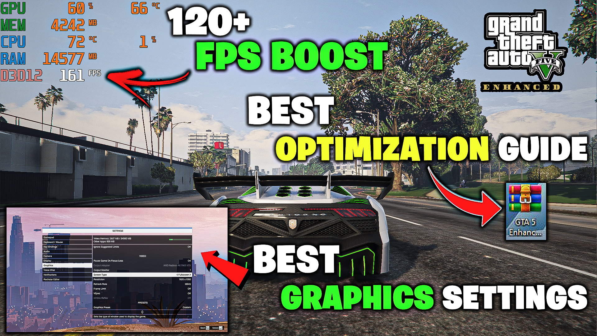 GTA 5 Enhanced Edition Best Graphics Settings