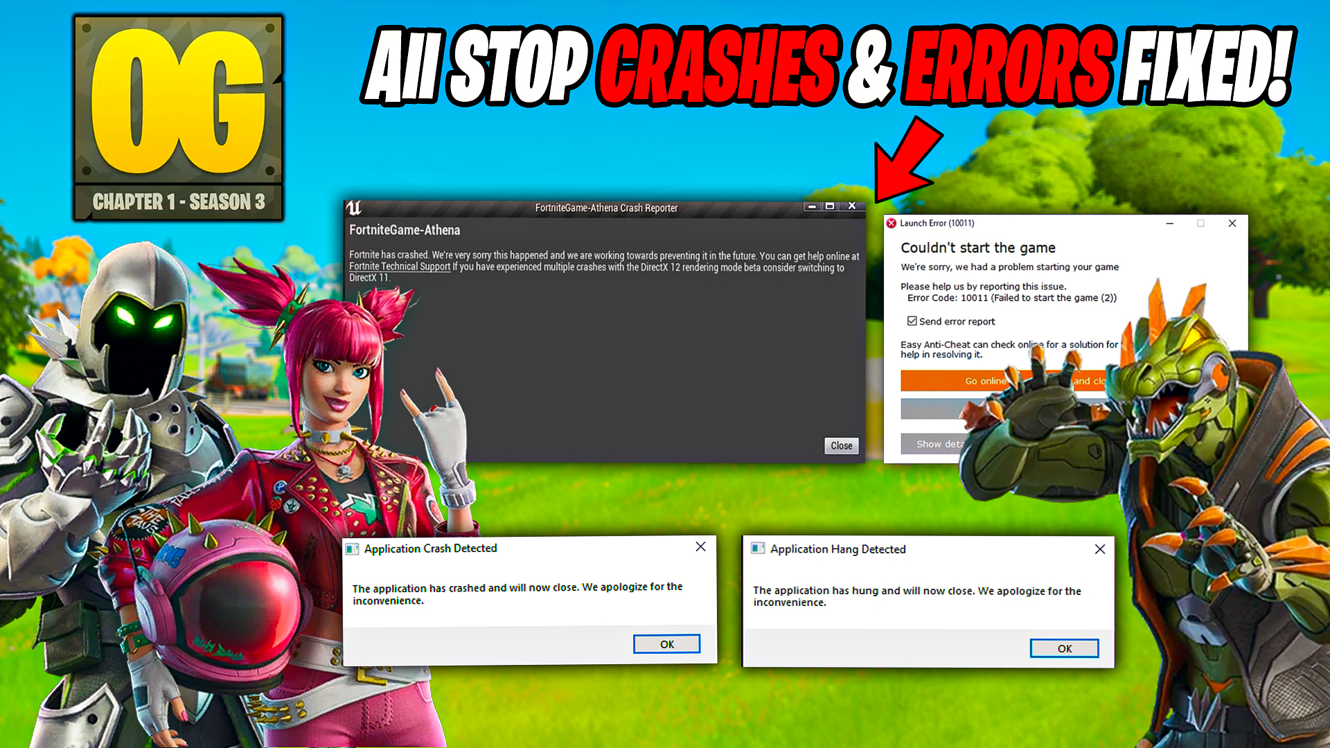How To Fix CRASHES & FREEZING in Fortnite OG Chapter 1 Season 3