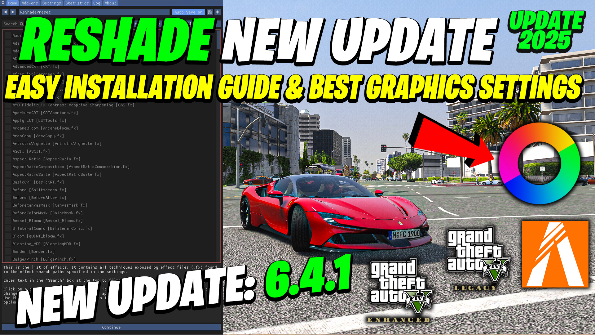 How To Install ReShade v6.4.1 | ReShader New Update v6.4.1 | How to Install ReShade (2025)
