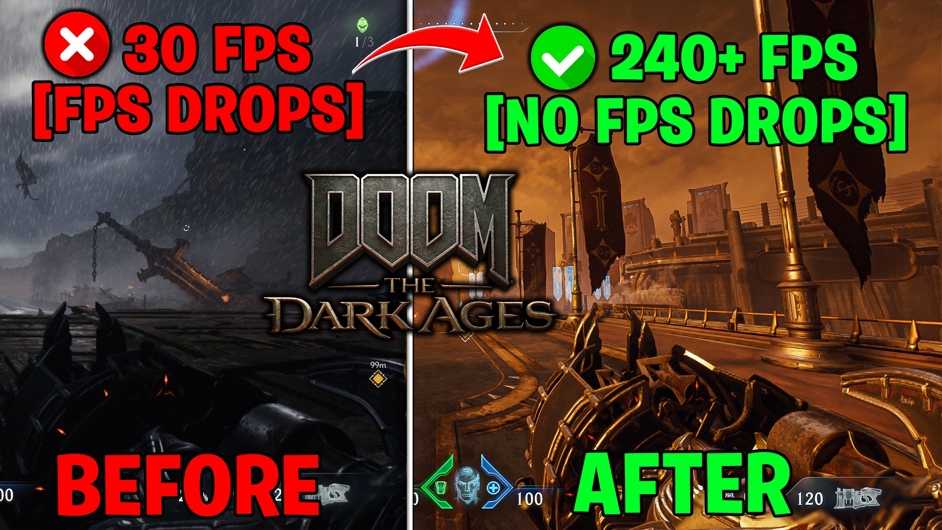 🔧 Doom: The Dark Ages FPS Boost for Low-End PC ✅