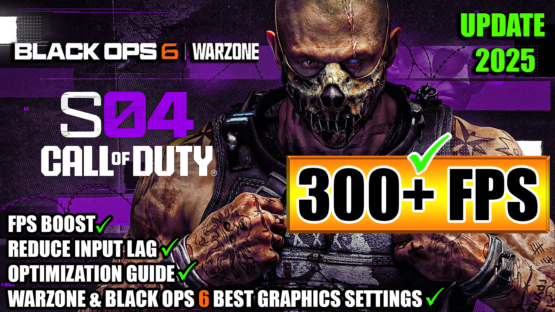 Warzone & Black Ops 6 Season 4 BEST Optimization Guide