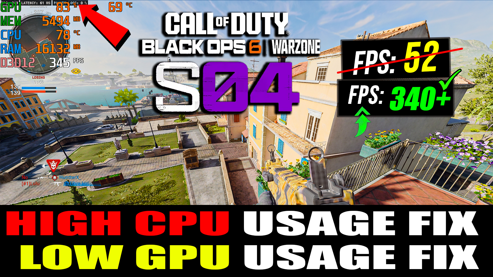 How To FIX High CPU Usage and Low GPU Usage in Warzone