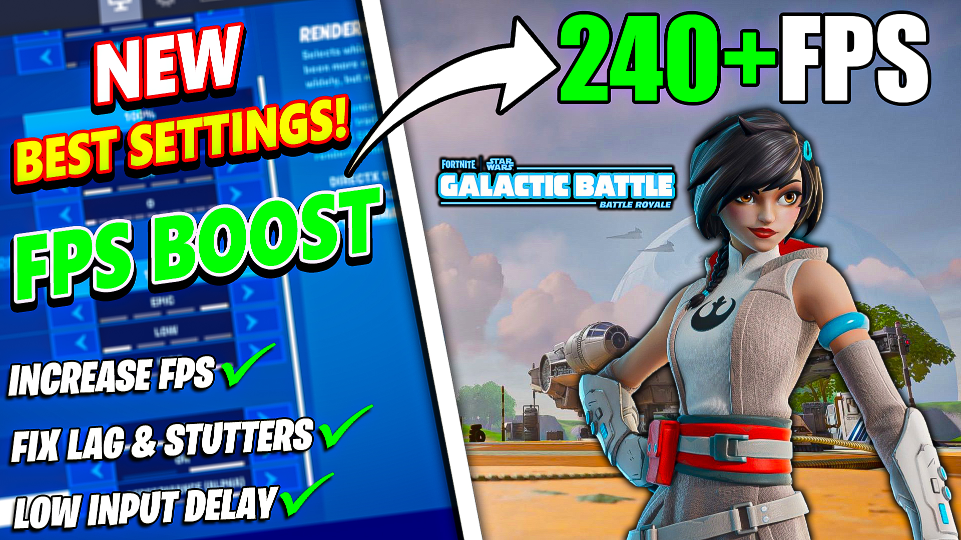 BEST Fortnite Chapter 6 Season 3 - Galactic Battle Settings