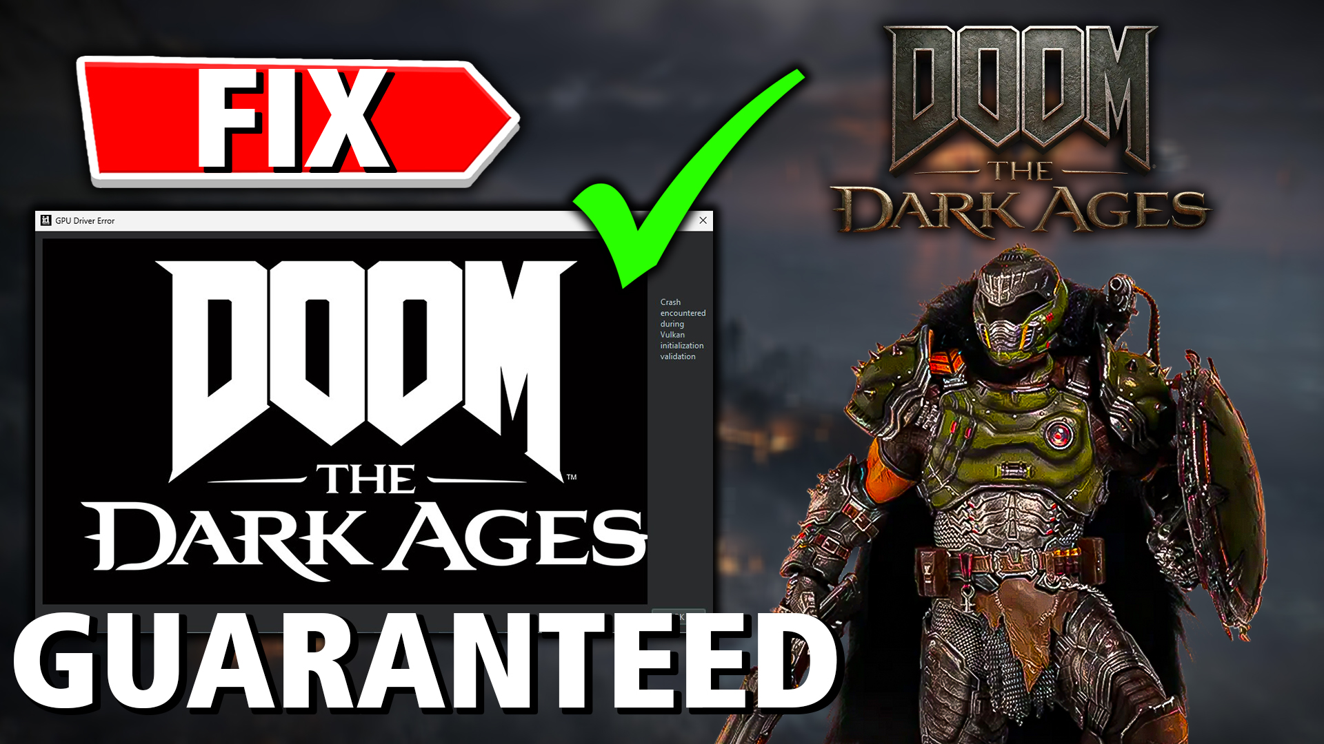 How to Fix Doom The Dark Ages GPU Driver Error