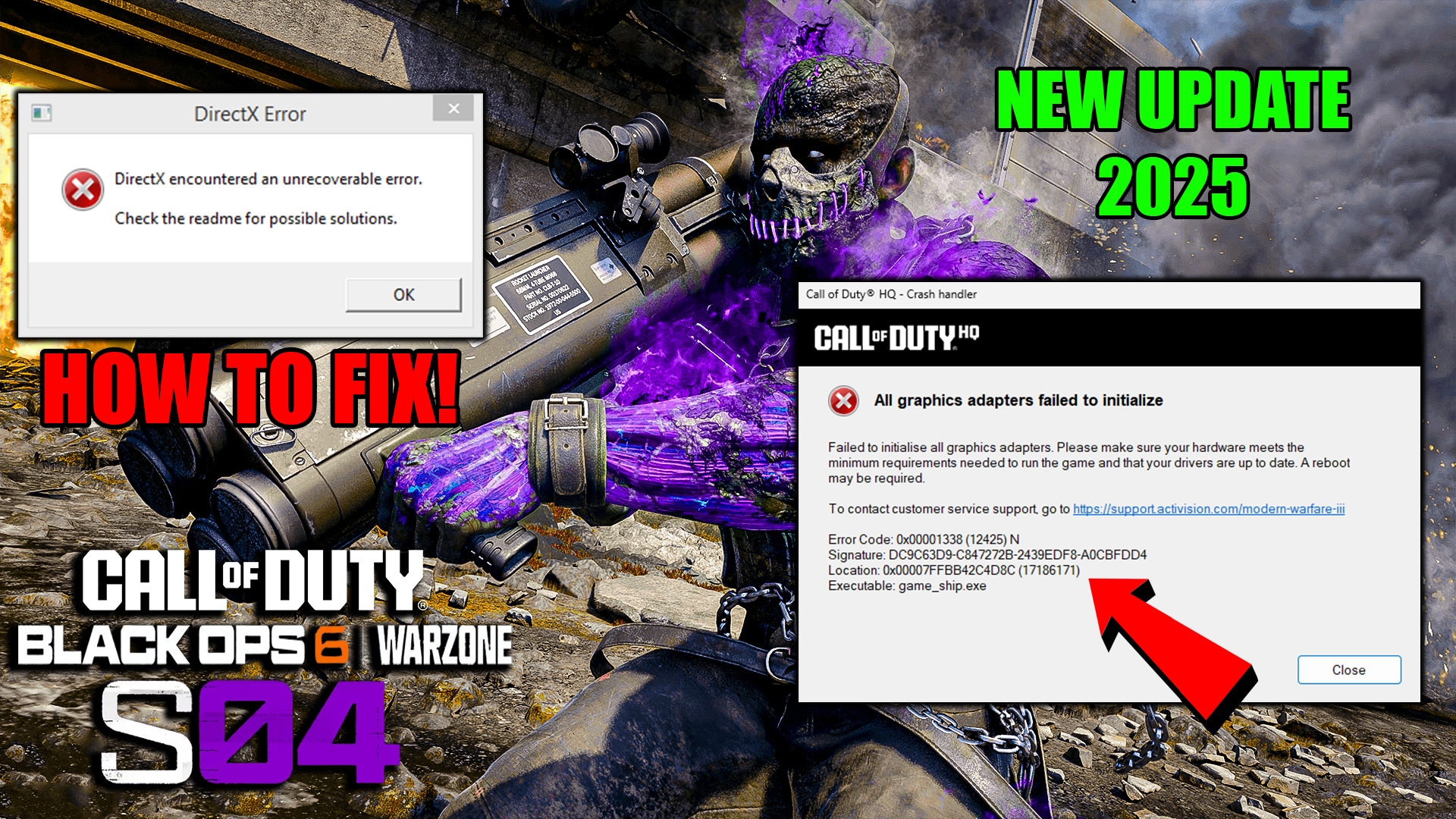 How To Fix COD Warzone & Black Ops 6 Season 4 Game_Ship.exe error
