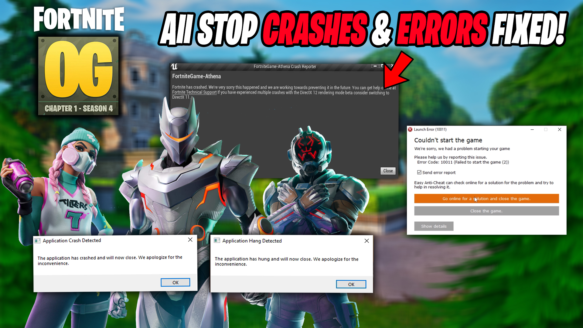 How To Fix CRASHES & FREEZING in Fortnite OG Chapter 1 Season 4