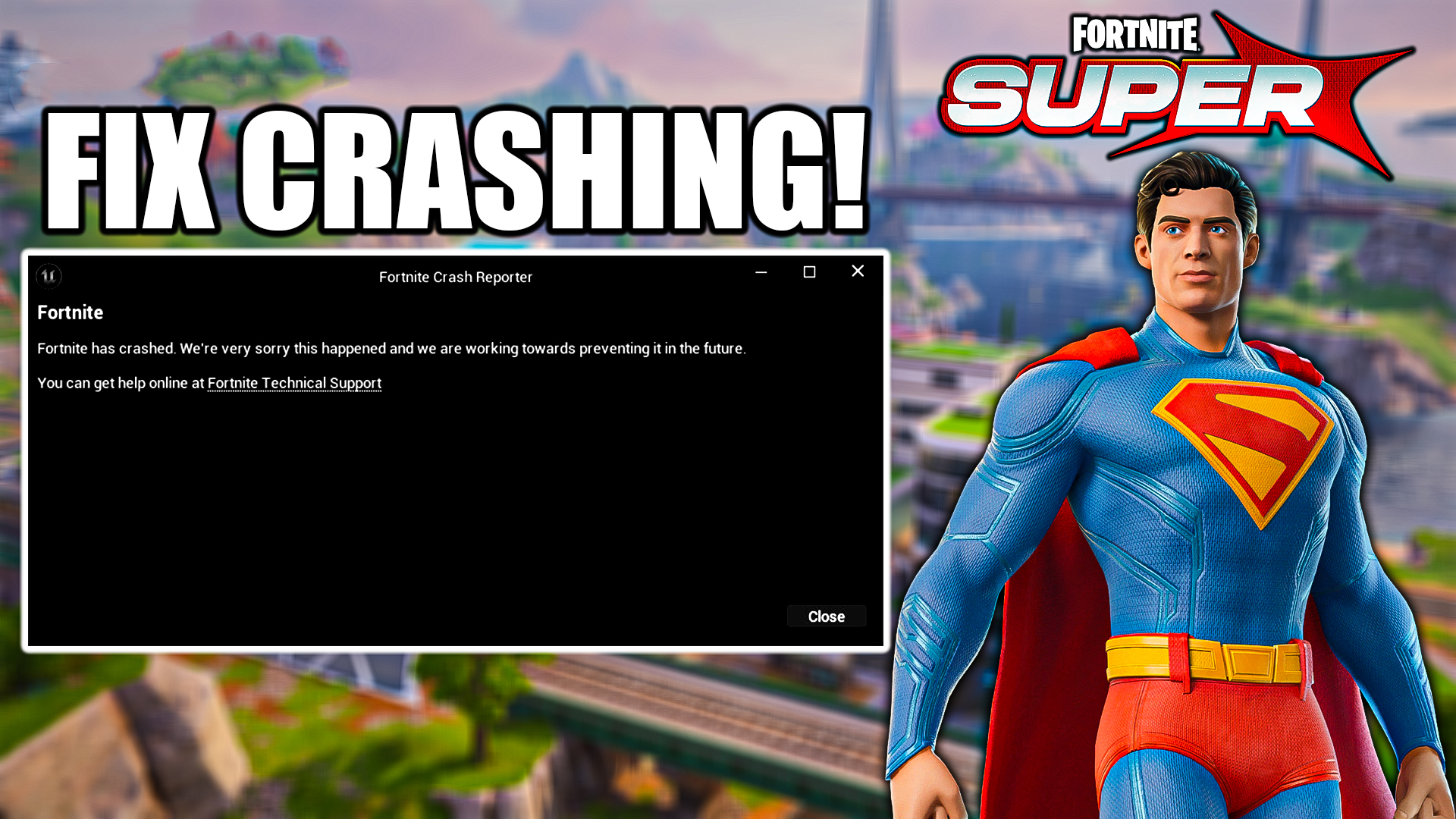 How To Fix Fortnite Crashing on PC in Chapter 6 Season 3 SUPER