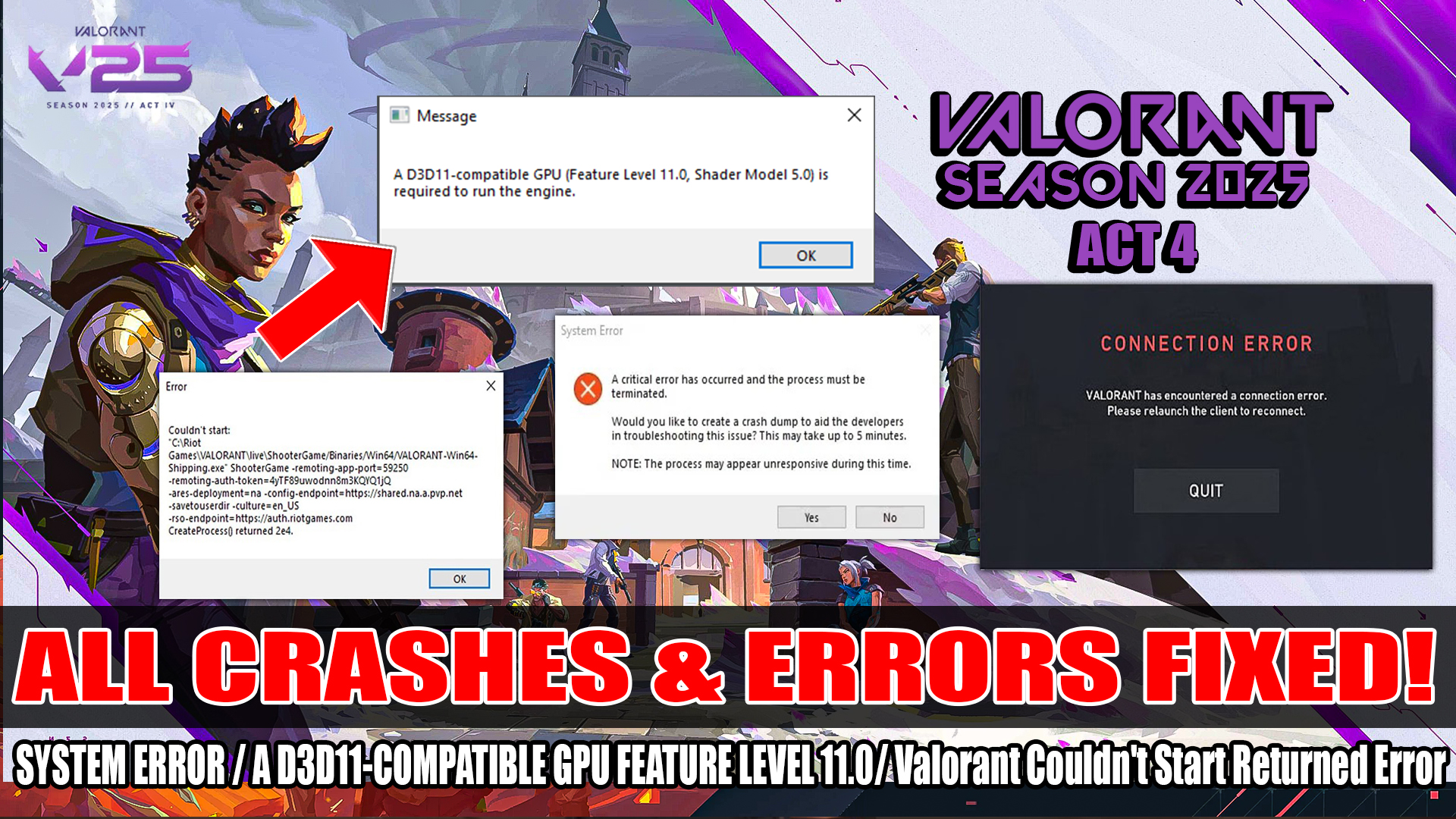 How to STOP Valorant Season 2025 Act 4 Crashing