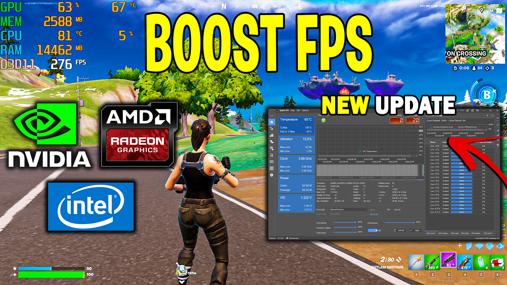 Quick CPU NEW UPDATE Best Settings For Gaming