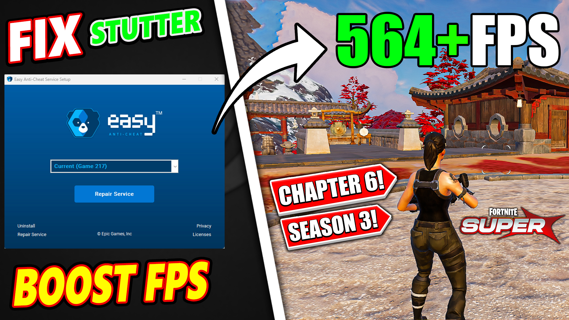 How To Fix Stutter & Boost FPS in Fortnite Chapter 6 Season 3!