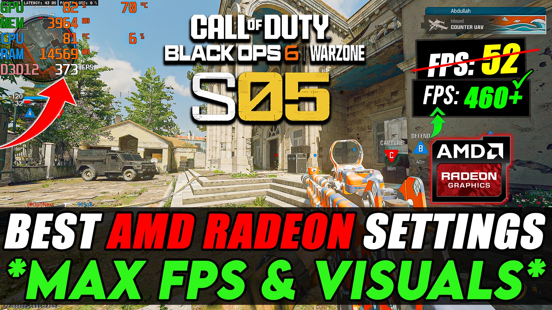 Best AMD RADEON Settings for Warzone & Black Ops 6 Season 5