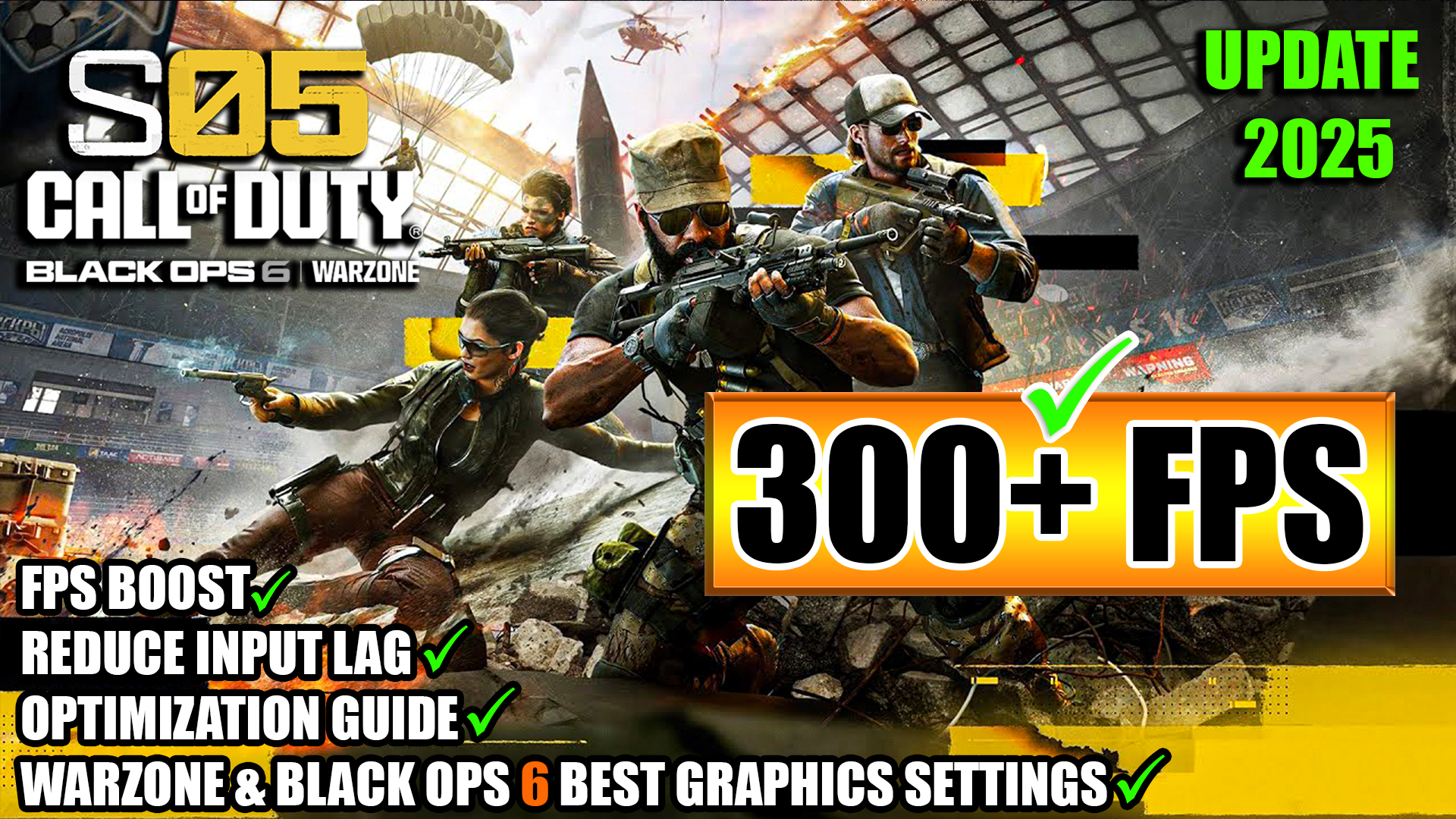 Warzone & Black Ops 6 Season 5 BEST Optimization Guide