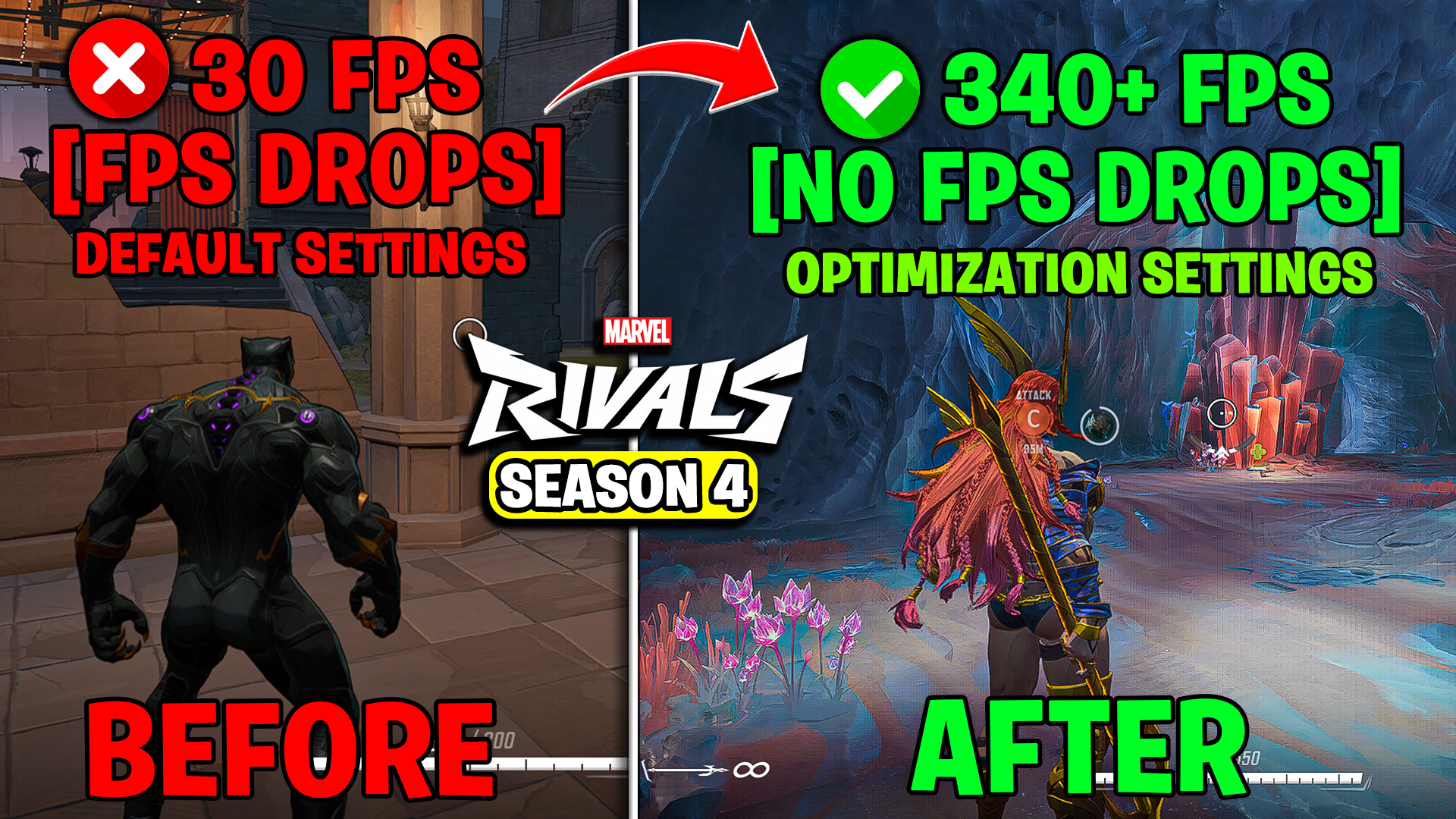 🔧 Marvel Rivals Season 4 Optimization Guide