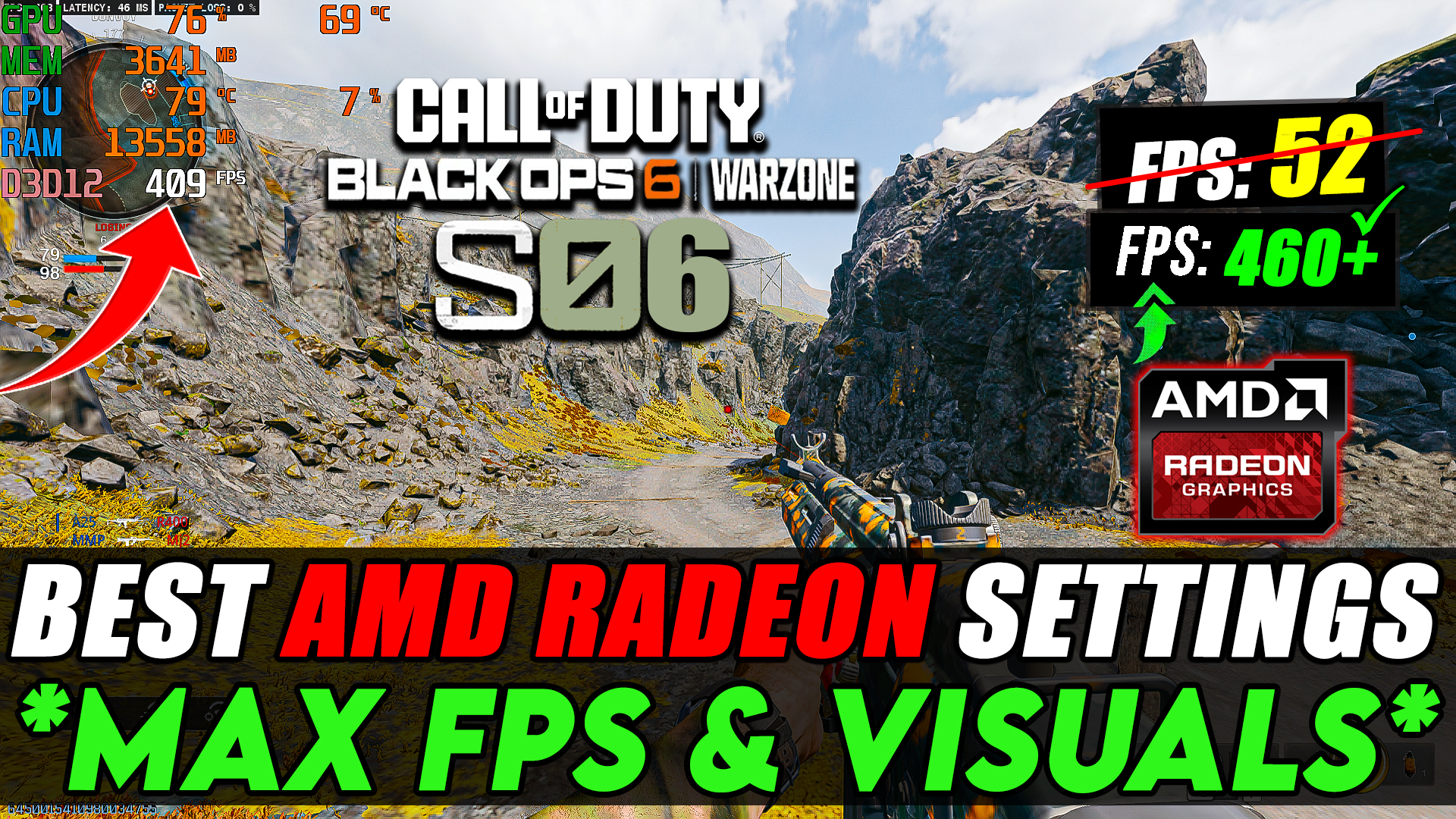 Best AMD RADEON Settings for Warzone & Black Ops 6 Season 6