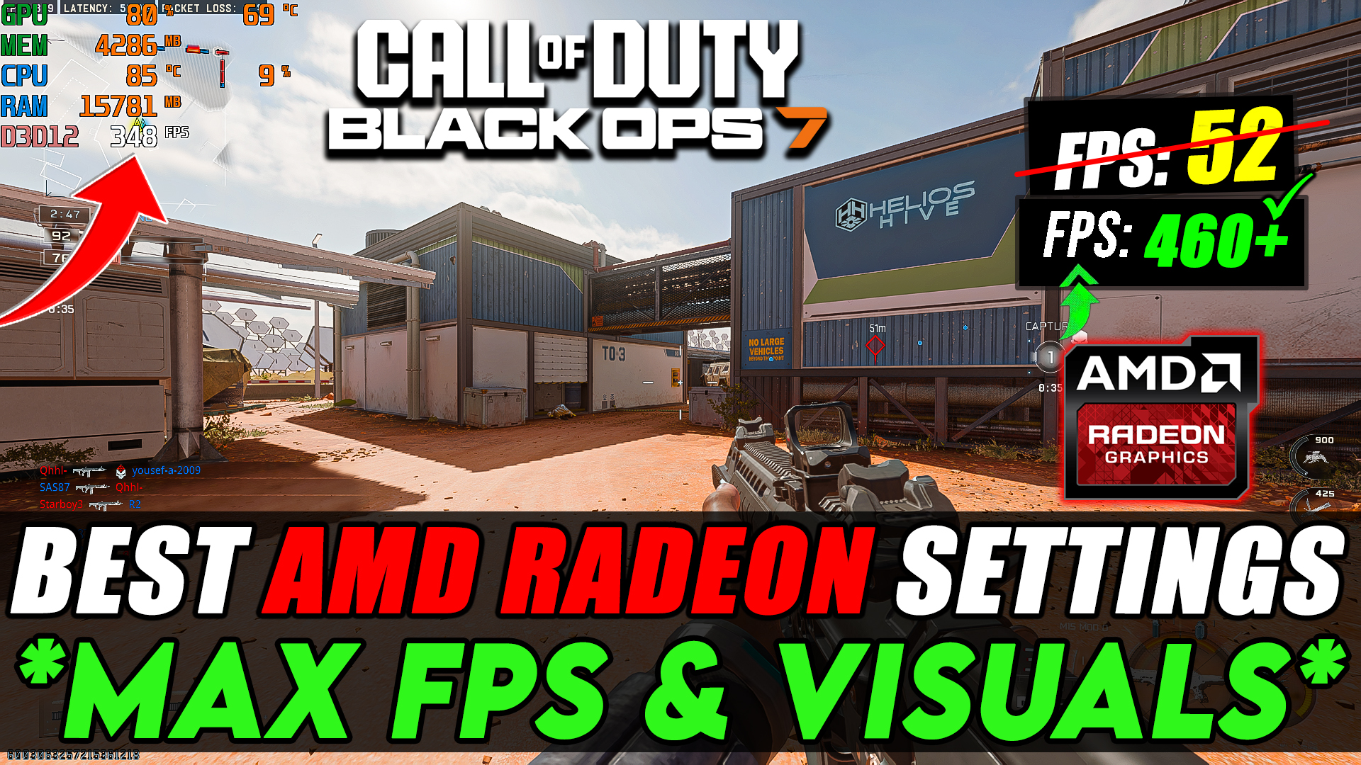 Best AMD RADEON Settings for Call of Duty Black Ops 7