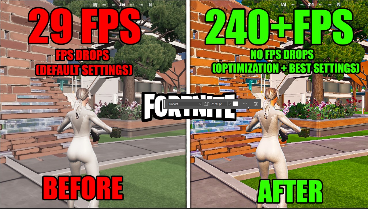 Fortnite - Fix FPS Drops, Stutters & Lags with BEST SETTINGS on ANY PC📈