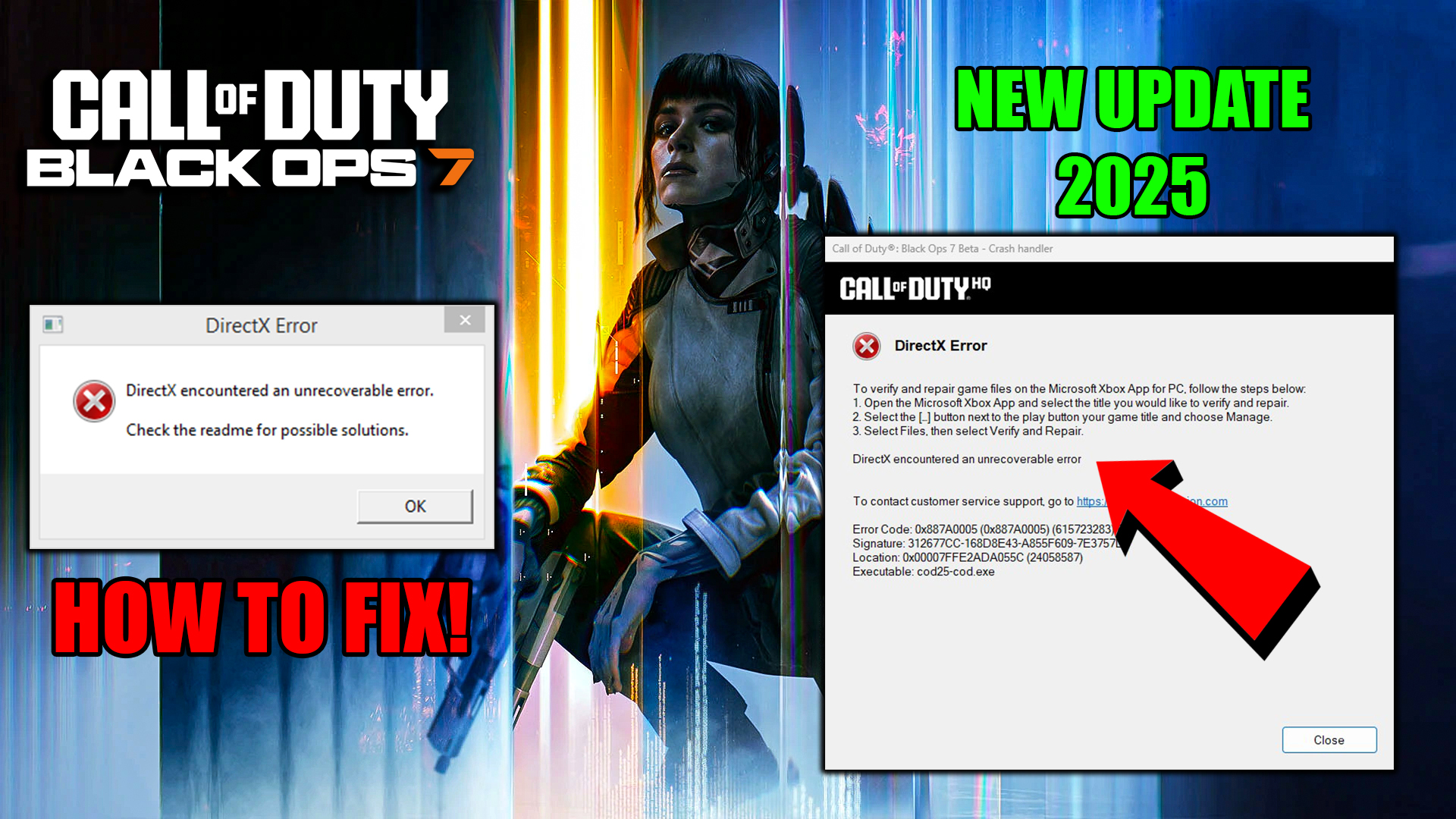 How To Fix Call of Duty Black Ops 7 Cod25-Cod.exe Error and DirectX Crashing!