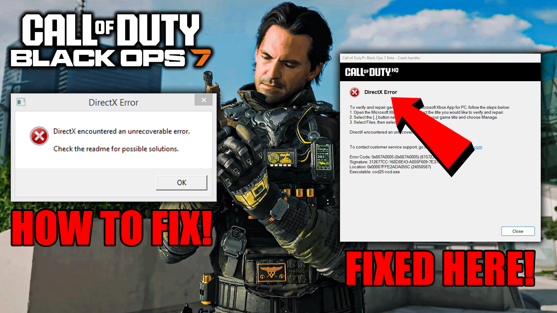 Black Ops 7 Crashing & Not Launch - DirectX Error & Cod25-Cod.exe