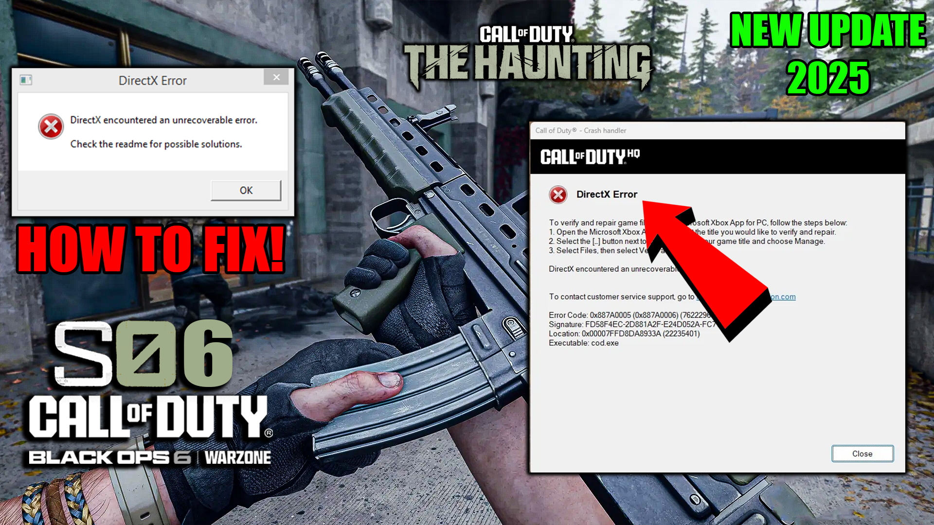 Fix COD Warzone & Black Ops 6 Season 6 DirectX Error