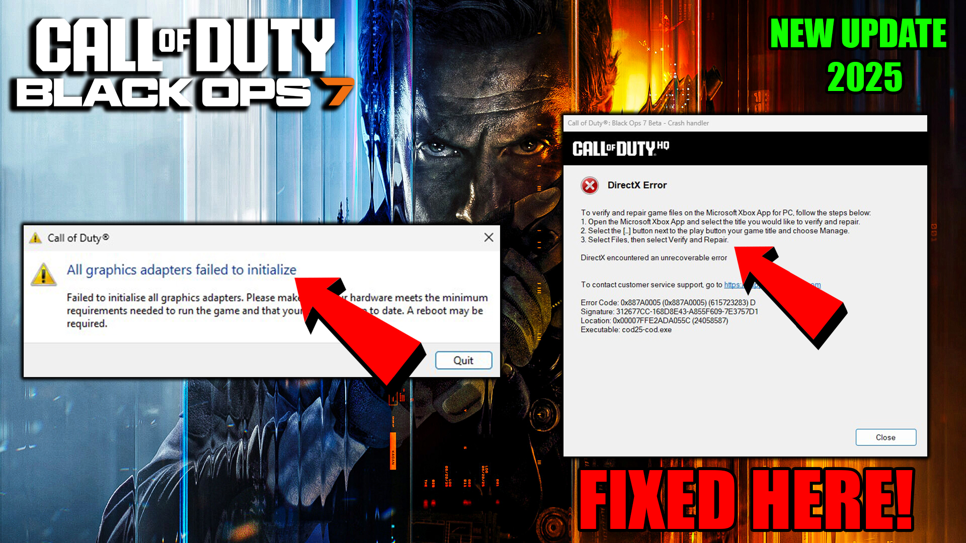 Call of Duty Black Ops 7 How To Fix All graphics adapters failed to initialize