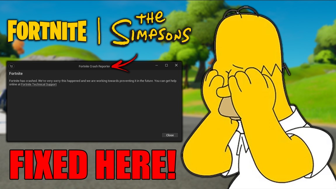 How To Fix Fortnite The Simpson Crashing on PC