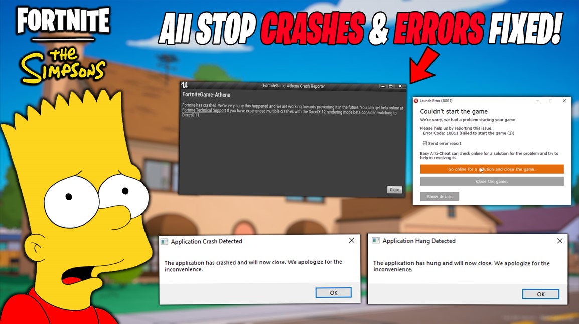 How To Fix CRASHES & FREEZING in Fortnite The Simpsons