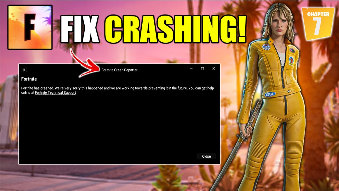 How To Fix Fortnite Chapter 7 Crashing on PC ✅ | Fortnite Chapter 7 Crash Reporter Fixed