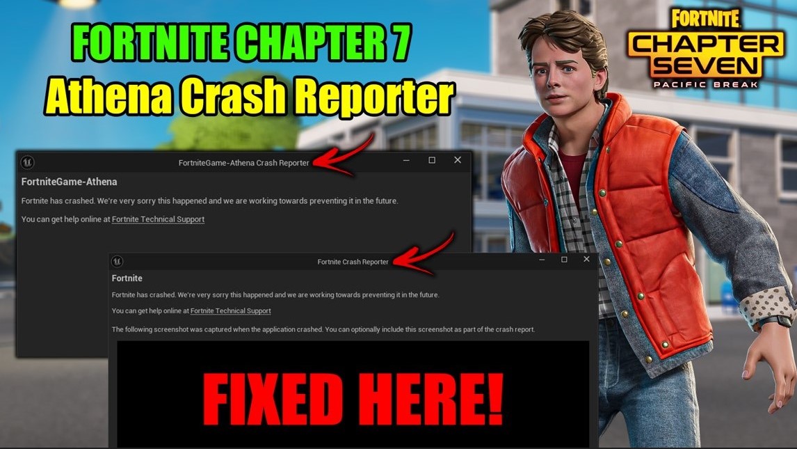 How To Athena Crash Reporter Fortnite Chapter 7 Season 1 Fix