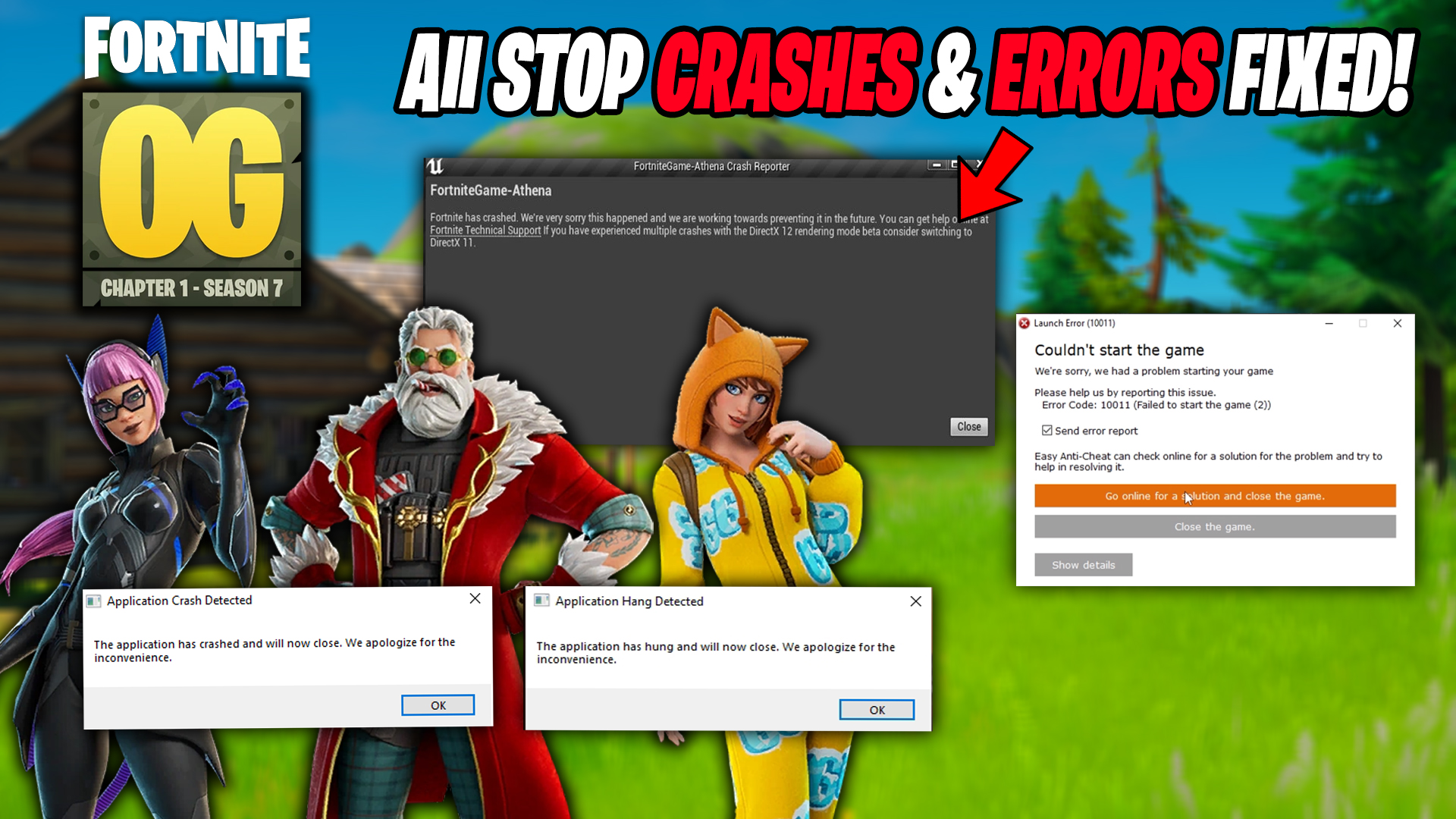 How To Fix CRASHES & FREEZING in Fortnite OG Chapter 1 Season 7