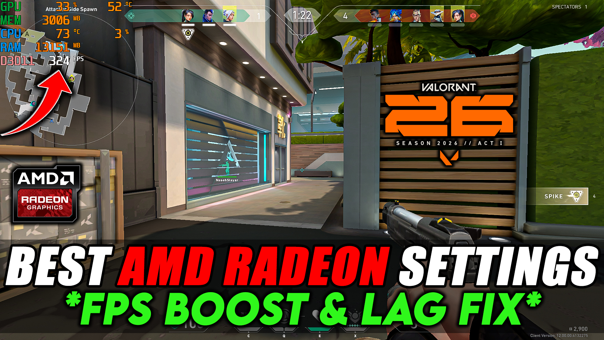 AMD Radeon Best Settings for VALORANT Season 2026 Act 1
