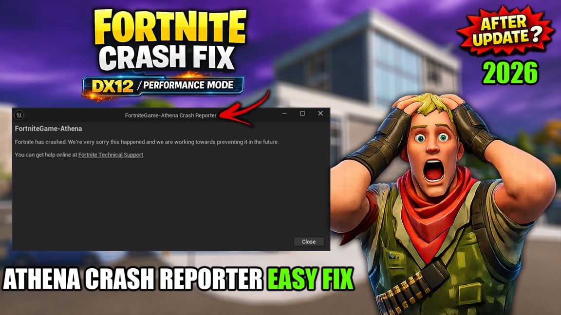Fortnite Keeps Crashing on PC Fix (2026)