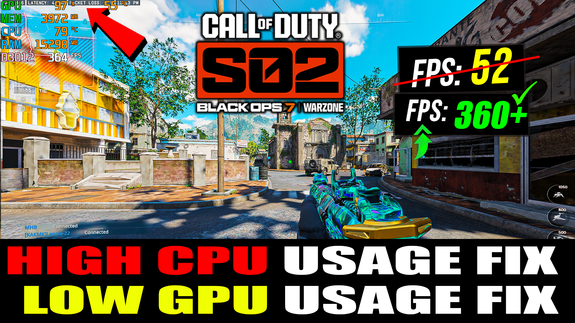 How To FIX High CPU Usage and Low GPU Usage in Warzone