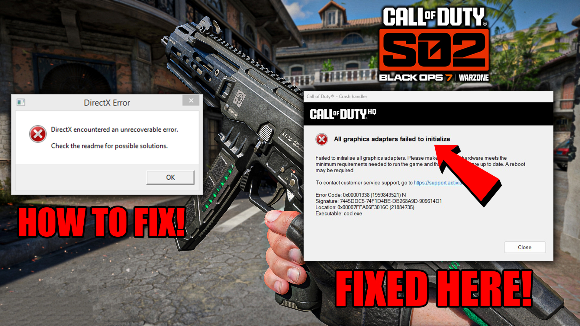 Warzone Season 2 Crashing & Not Launch - DirectX Error & Cod.exe