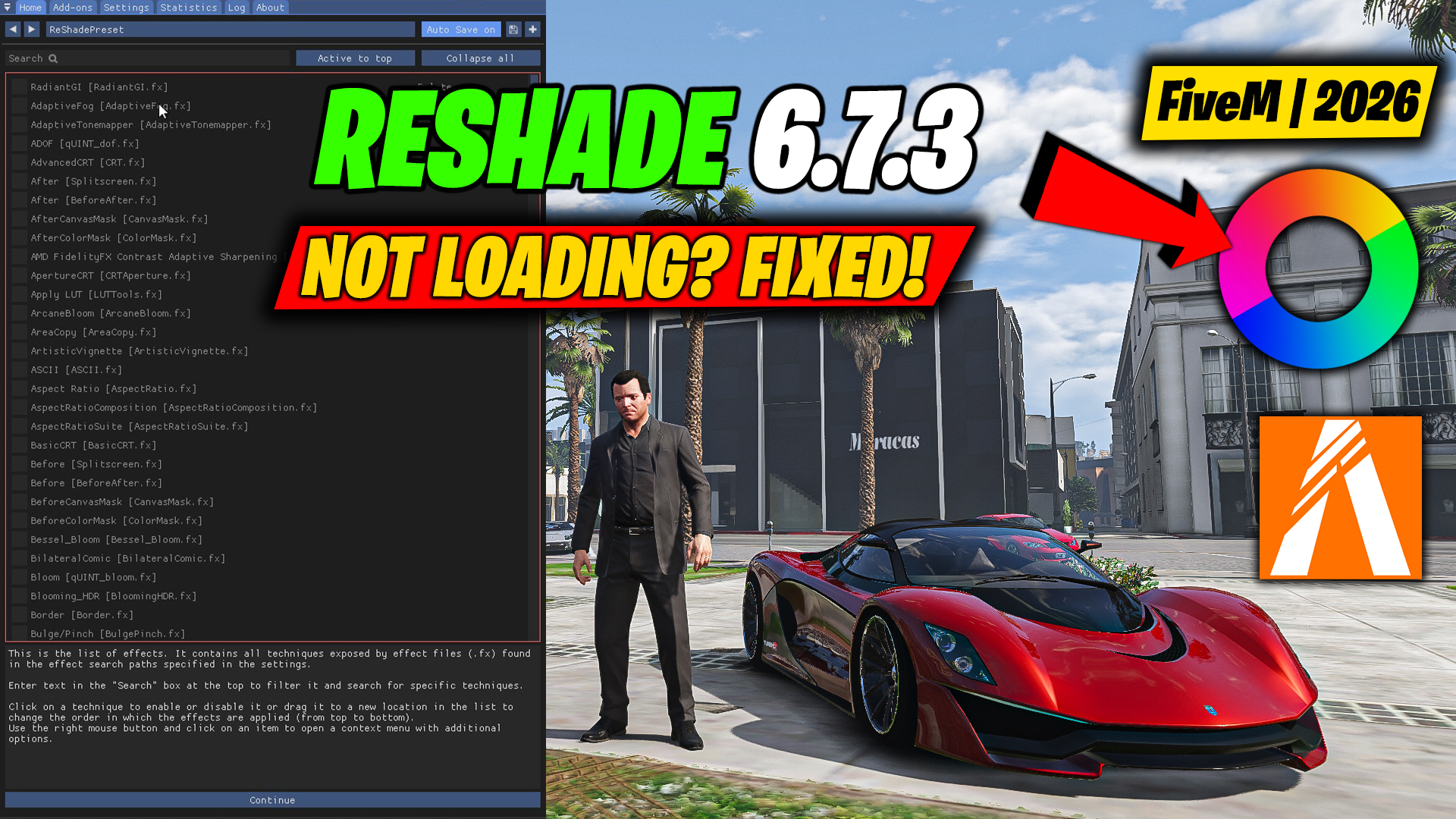 How to Install ReShade v6.7.3 | Fix FiveM ReShade 6.7.3 Not Loading & Working (2026)