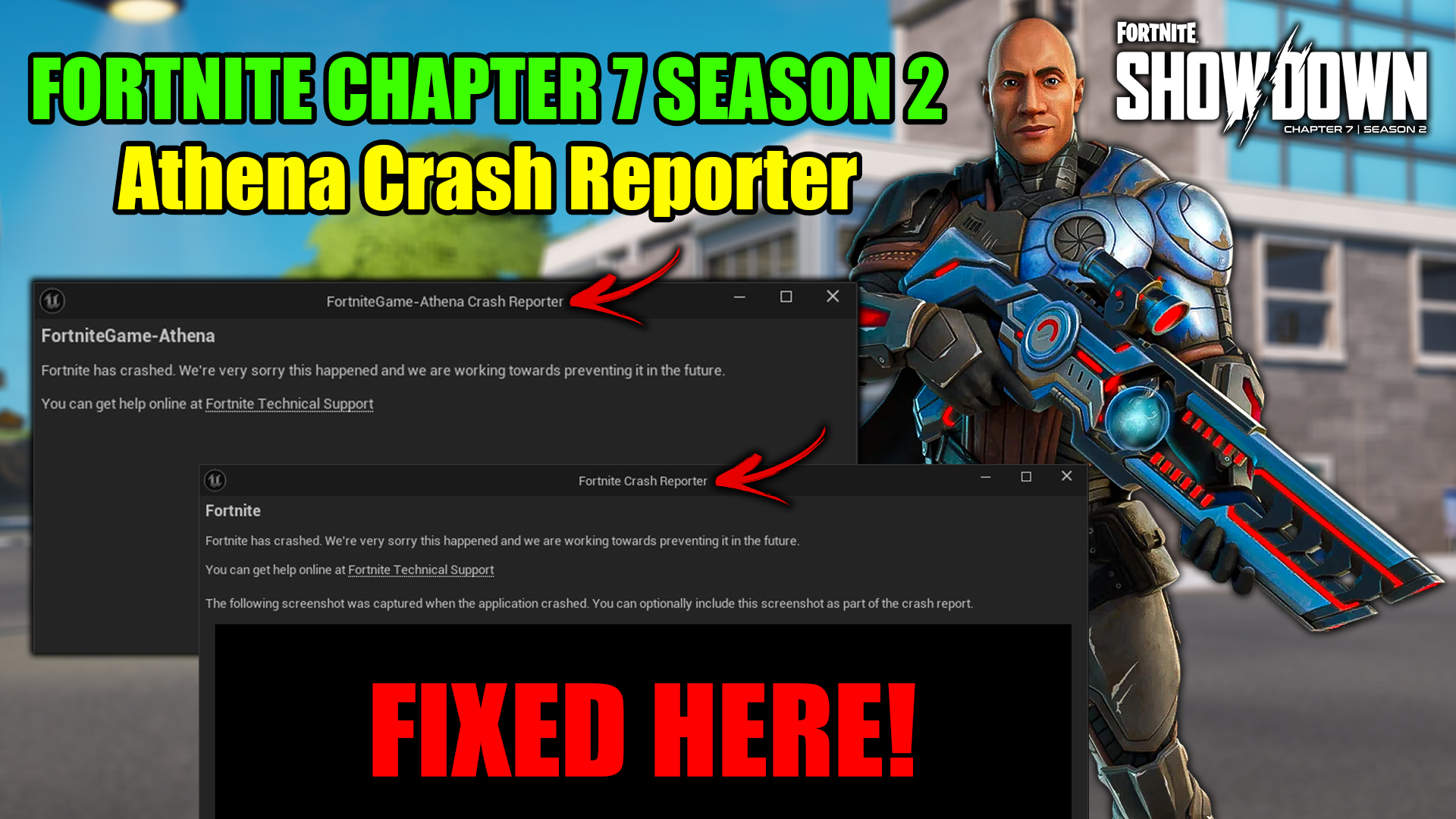 Athena Crash Reporter Fortnite Chapter 7 Season 2 Fix