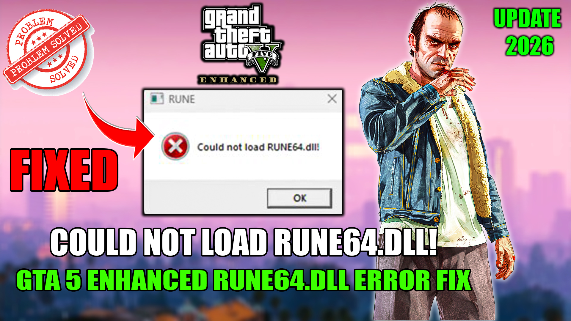 How to Fix GTA 5 Enhanced Rune64.dll Error