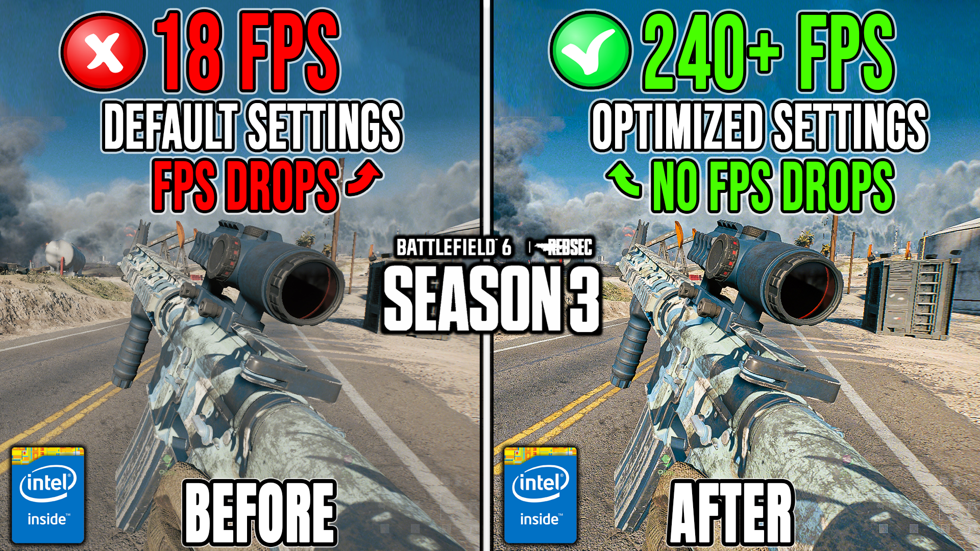 Battlefield 6 Season 3 - Fix FPS Drops, Stutters & Lags with BEST SETTINGS on ANY PC