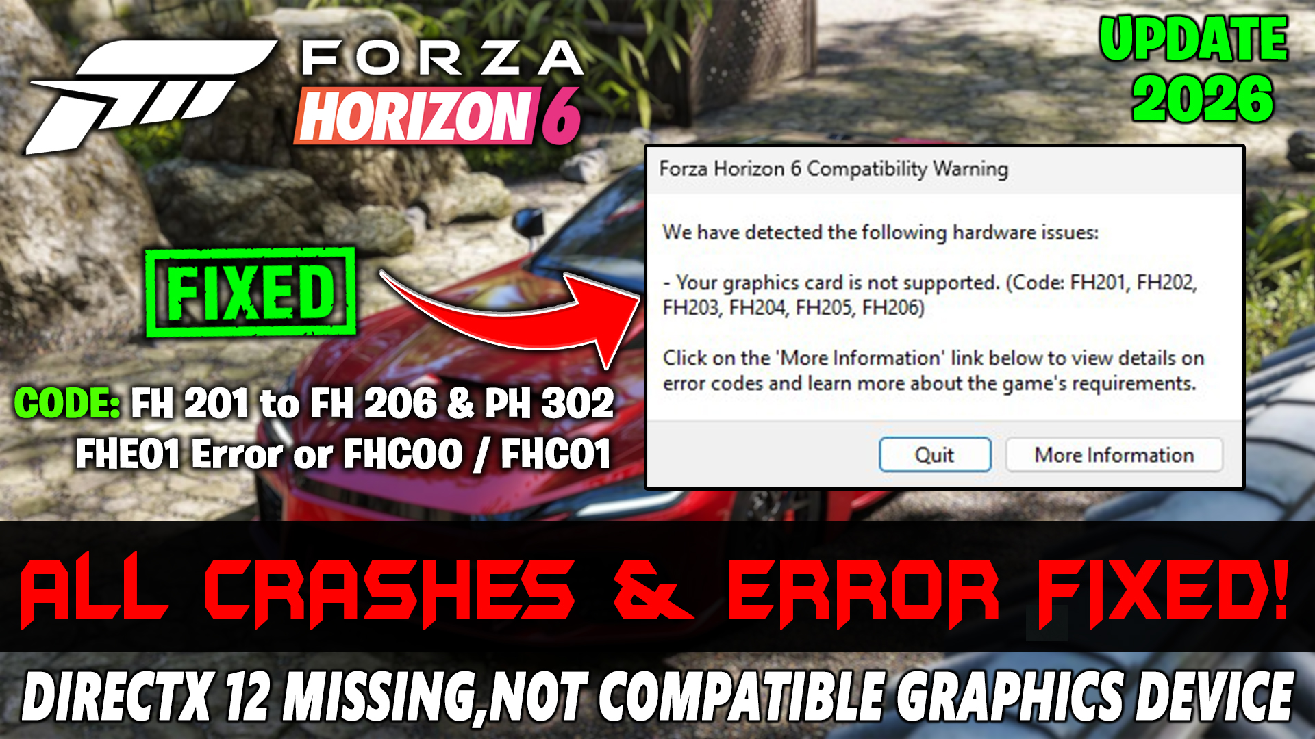 Forza Horizon 6 FIX Crashing