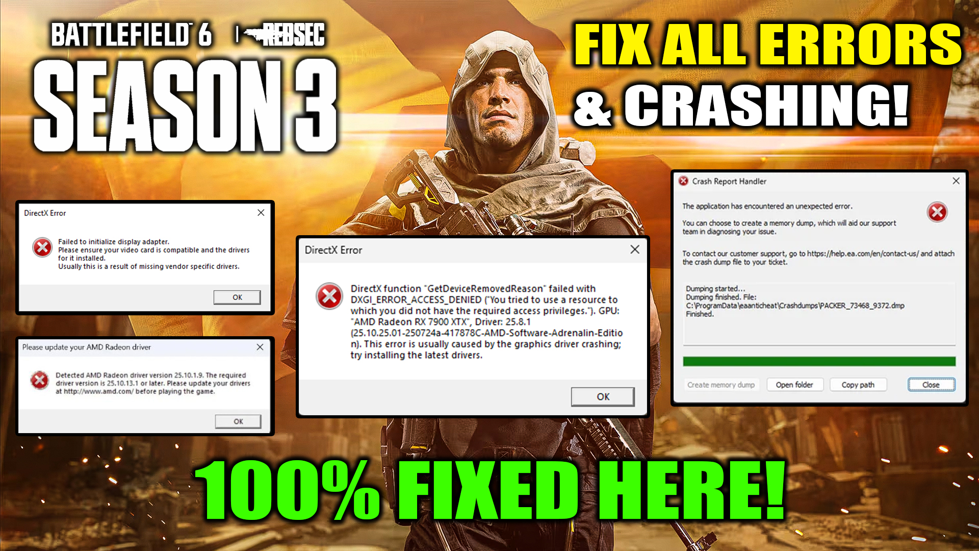 How to Fix Battlefield 6 Season 3 Crashing